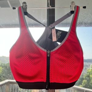 Knockout high impact front-close sports Bra